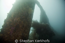 shot taken at the propellor of the Dunraven by Stephan Kerkhofs 